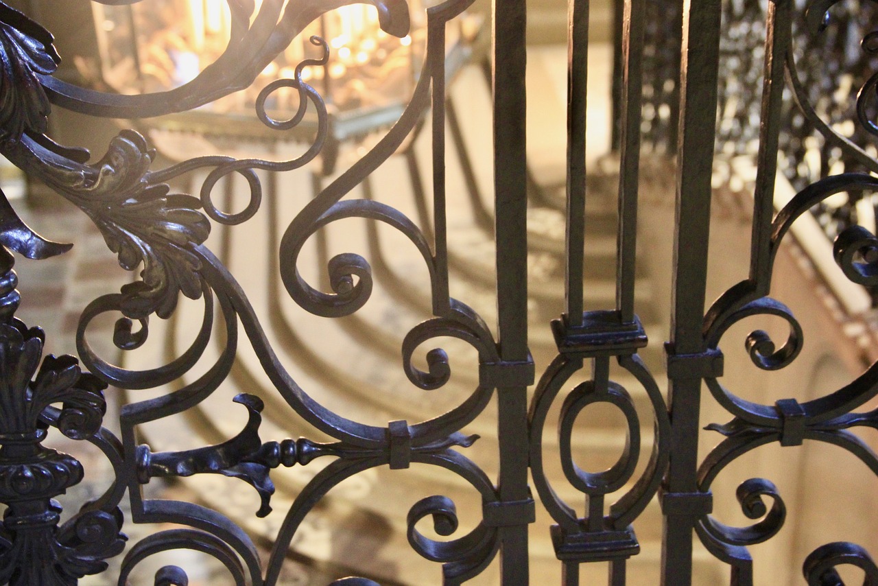 railing, ironwork, design